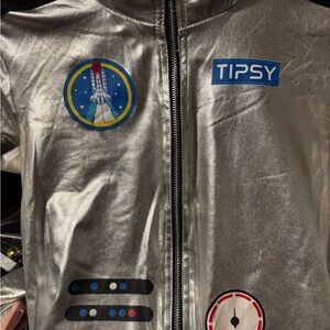 Sexy Halloween costume Silver Space-Themed